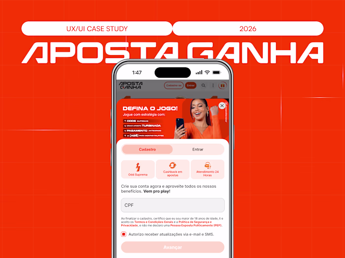 Onboarding Aposta Ganha