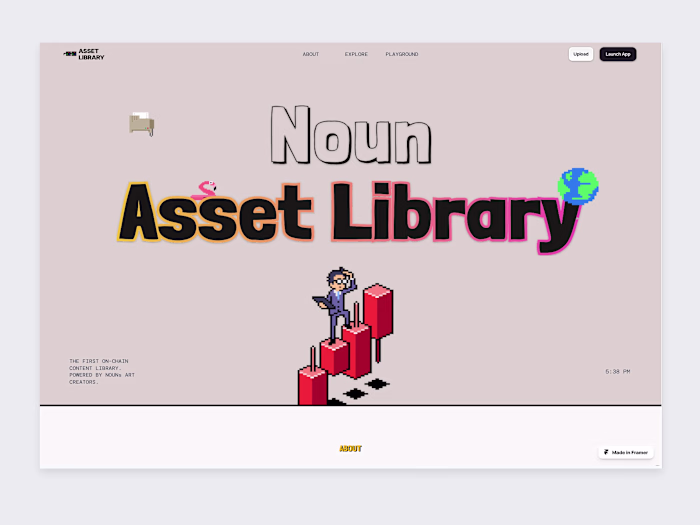 Noun Website : Figma to Framer Implementation