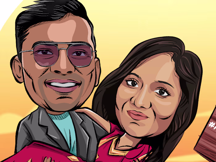 Caricature illustration