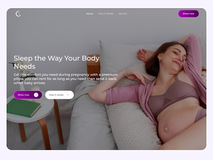 A beautiful landing page means