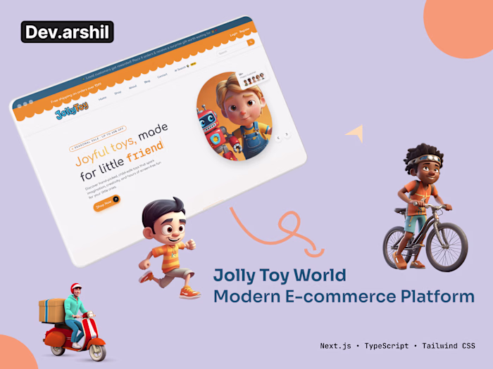 JollyToy – Full-Stack E-Commerce Platform Development