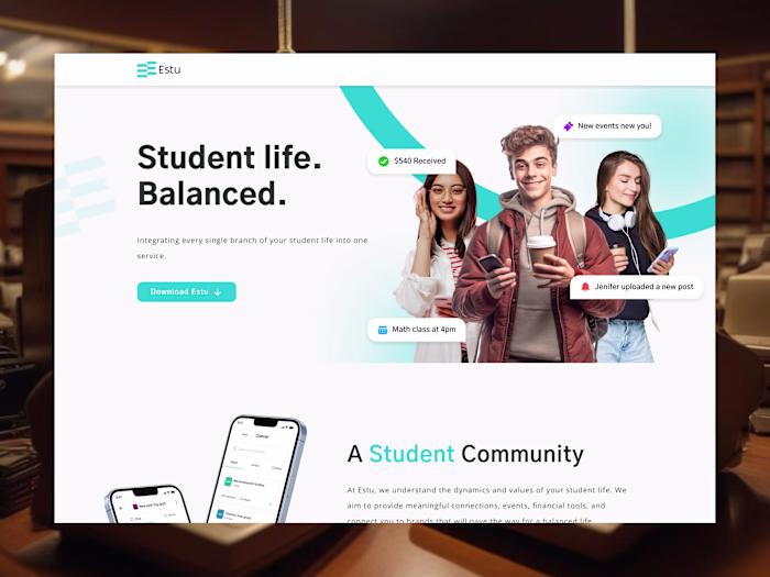 Framer Development | Estu |Fin-Tech Company