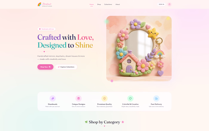 I built the online store