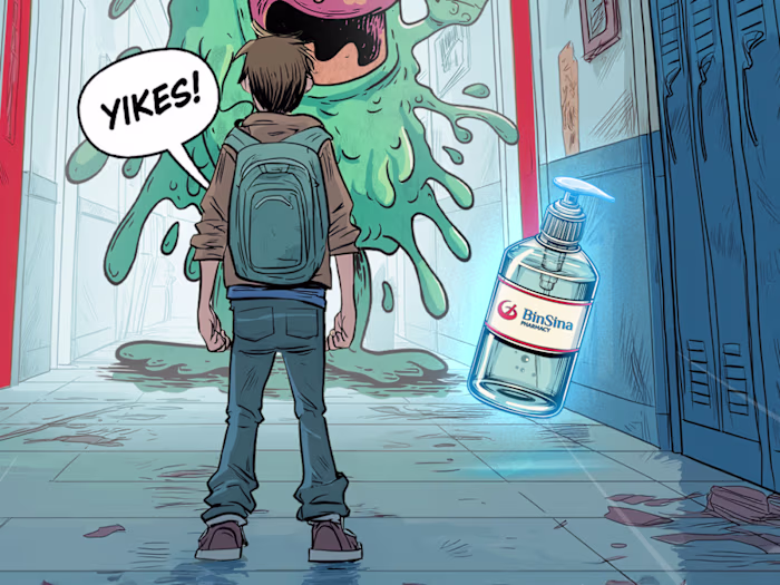 Comic Video for BinSina Pharmacy: Wellness Superpowers