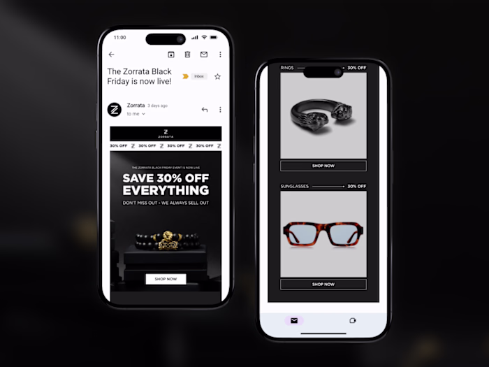 Ads & Email Design — Zorrata (Black Friday Campaign)