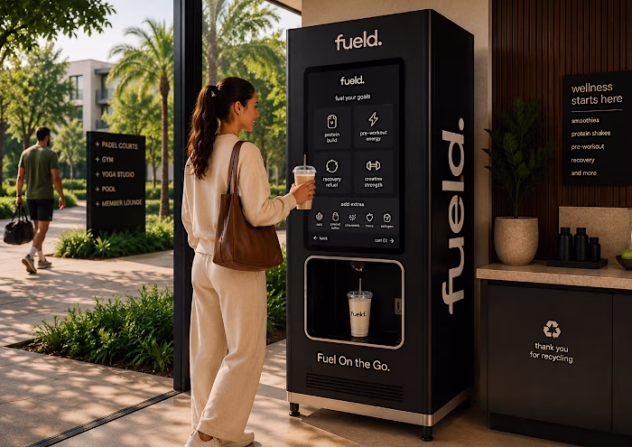 FUELD : Wellness Vending Brand Identity