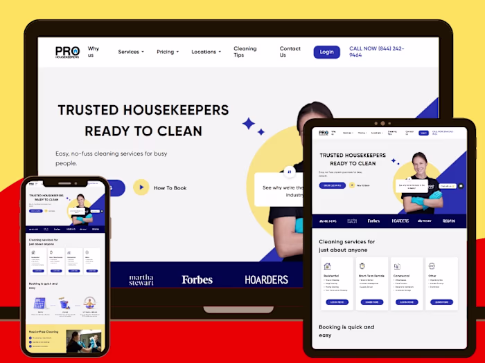 Pro Housekeepers is a large-scale