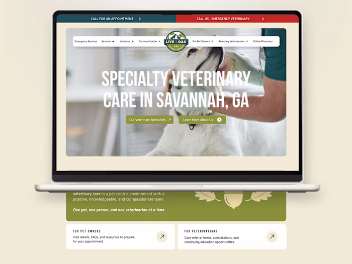 A full website redesign for