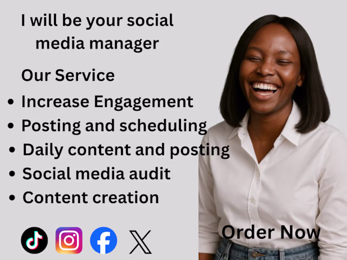 Managing social media pages and