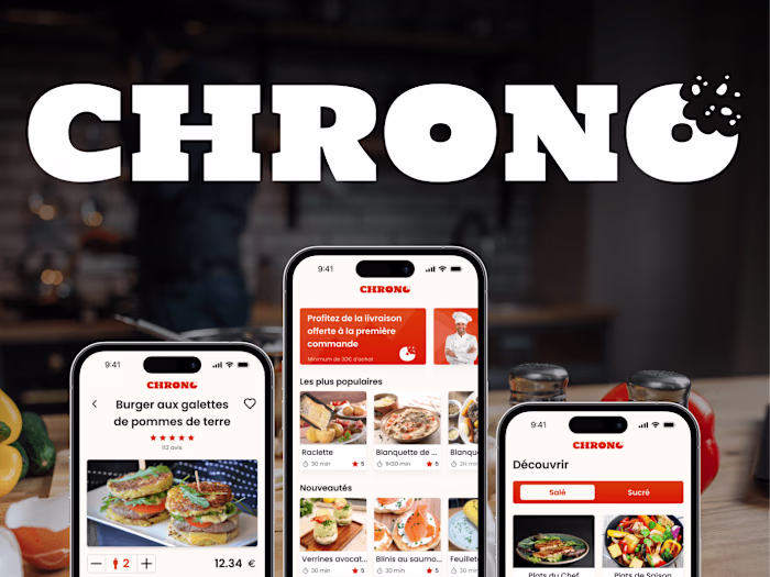 Chrono - UX/UI project App IOS