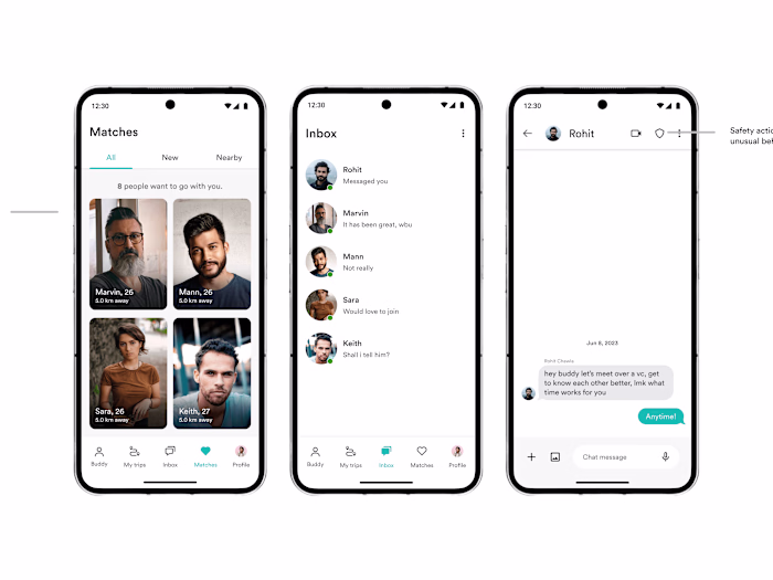 Helping travelers find travel buddies and groups: A case study