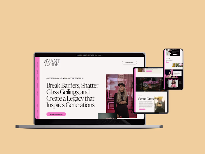 I redesigned a Wix portfolio