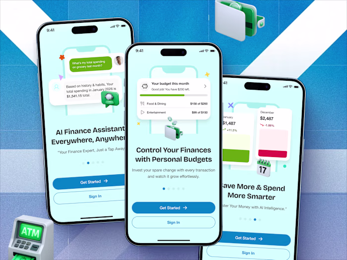 AI Personal Finance & Budgeting App Design