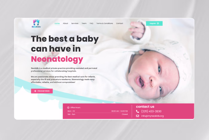 NeoKids - Web Design and