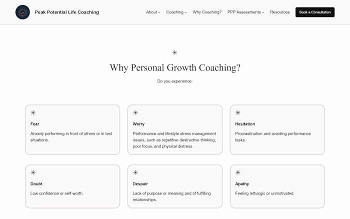 Peak Potential Life Coaching is