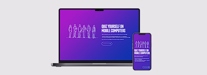 Intel® SWIC Quiz Interactive Website Series