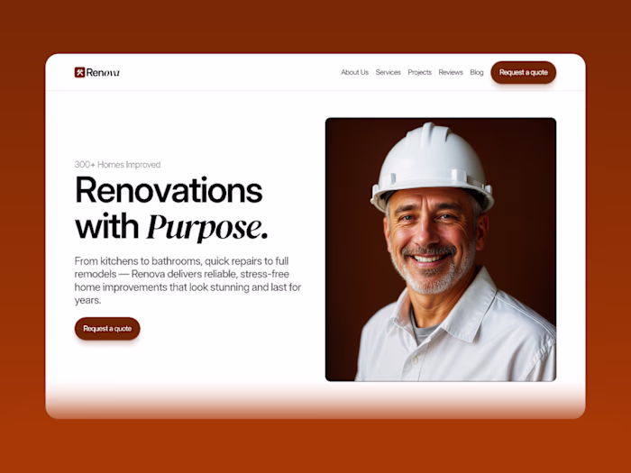 Renova - Home Improvement Website