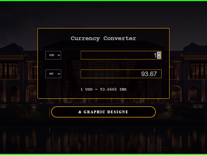 JavaScript Currency Converter
I built a