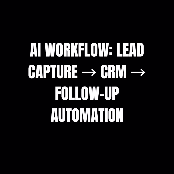 AI Workflow: Lead Capture →