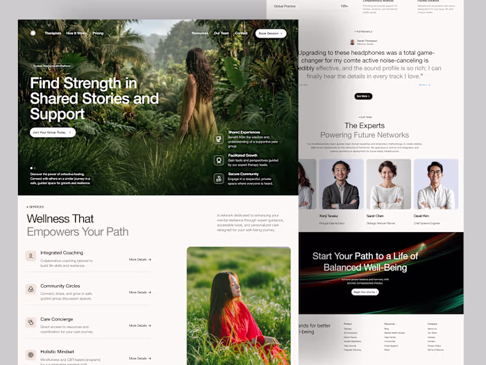 Community Mental Health & Wellness Platform Design