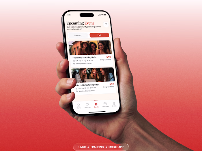 Amity - A Friendship Matchmaking App Design