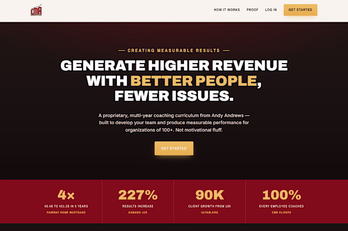 Business Coaching Website Design & Development