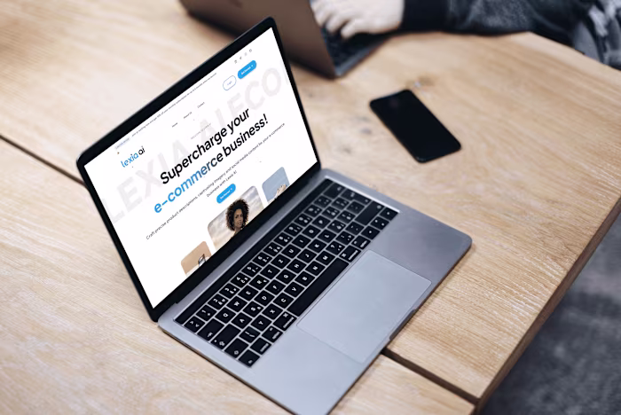 Lexia AI Landing Page Design