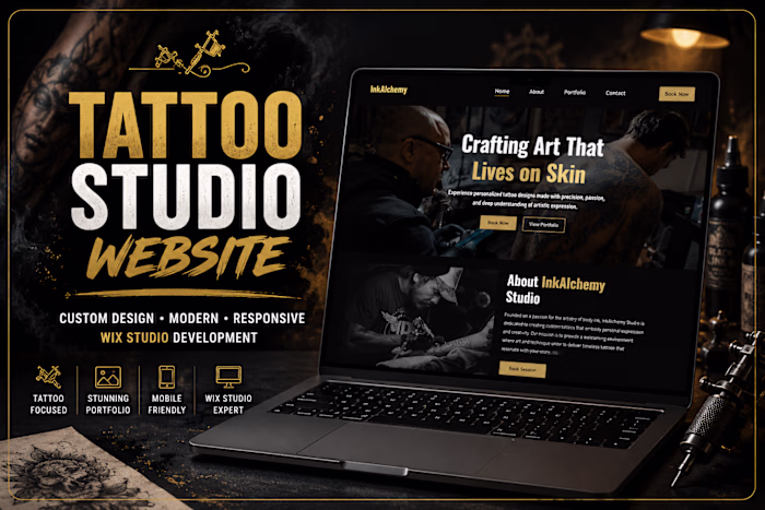 Premium Tattoo Studio Website |