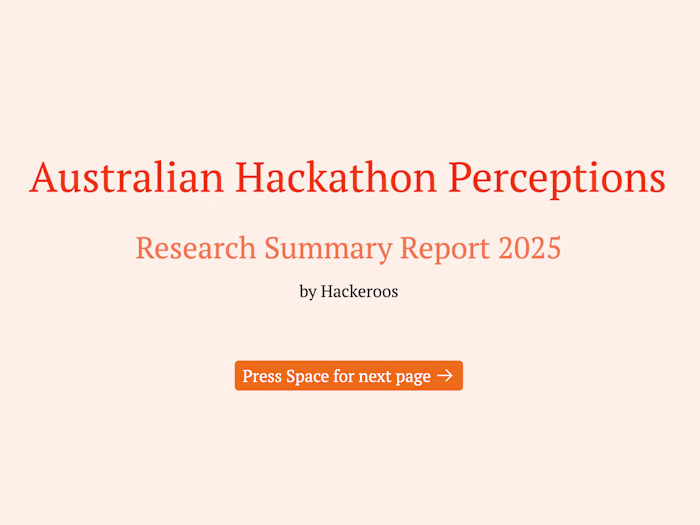 Australian Hackathon Perception
