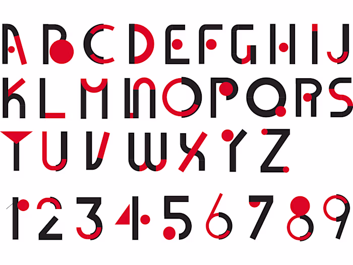 Metro Station Typeface 