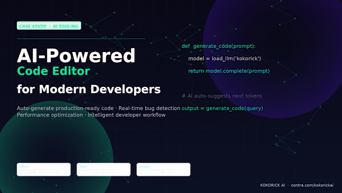 AI-Powered Code Editor for Modern Developers