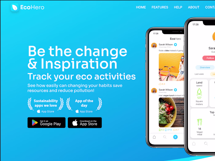 Mobile App Landing Page Development