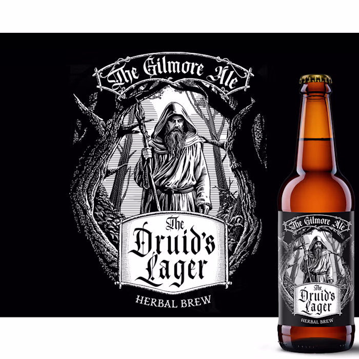 Illustration for a beer label
