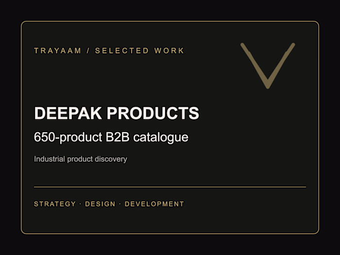 Deepak Products | 650-Product B2B Catalogue