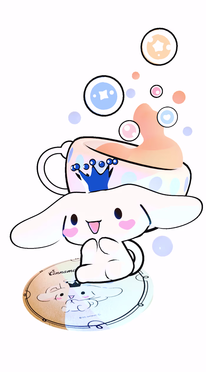 Sanrio's Cinnamoroll made in Blender