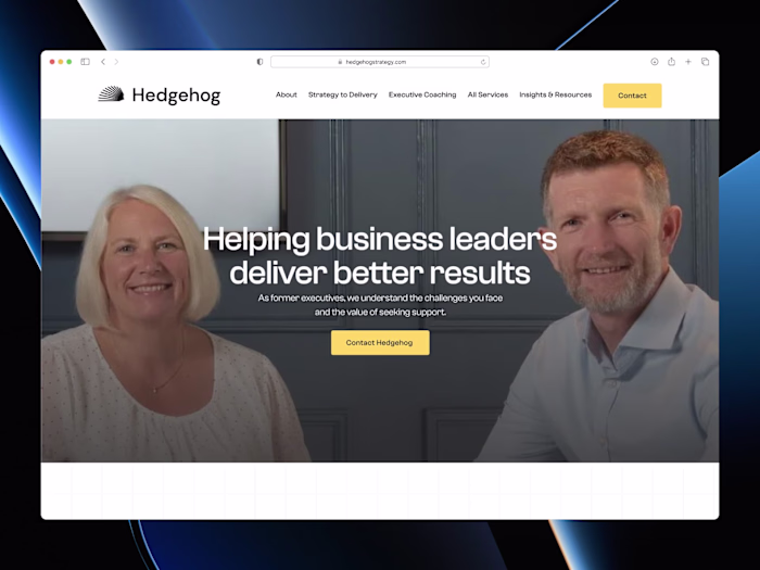 End-to-End Website Design and Development for a Business Coach