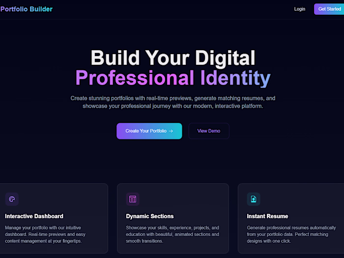 Portfolio Builder