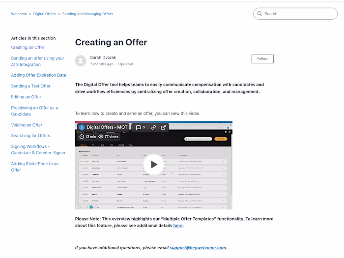 Client Facing FAQ Page