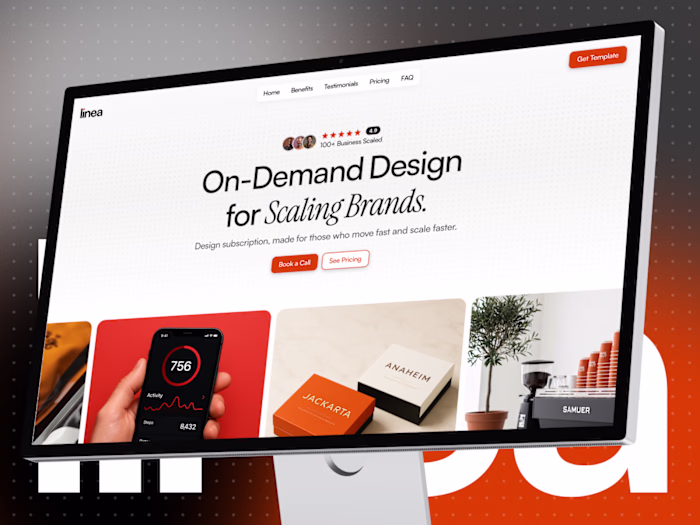 Design Subscription Agency - Premium Framer Template
