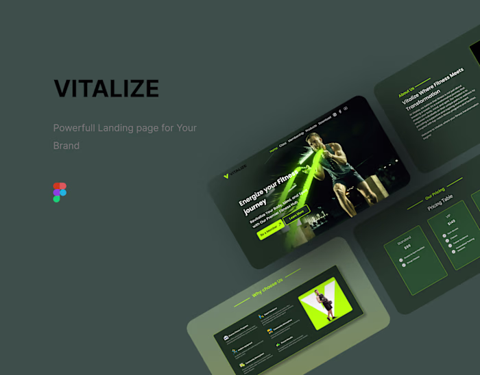 Vitalize – Premium Fitness Club Digital Experience