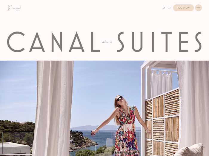 Canal Suites - Adults-Only Boutique Suites Website, Kythnos