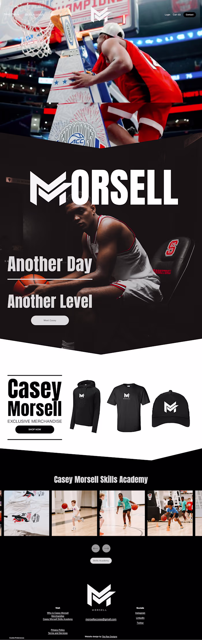Squarespace Site for Casey Morsell