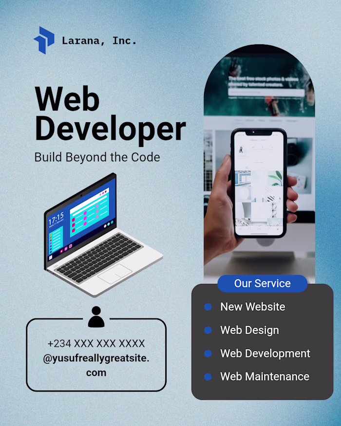 I created this website project