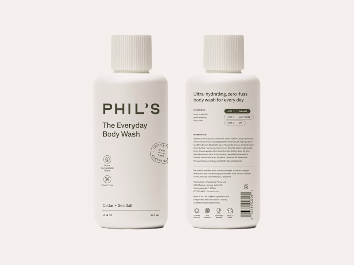 Phil's Skincare Branding, Packaging, and Website Design