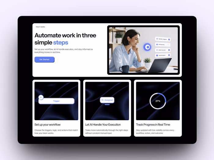 Auren — AI SaaS Landing Page Template