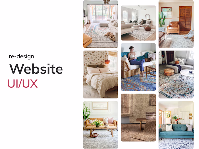 Re-design Rug company website