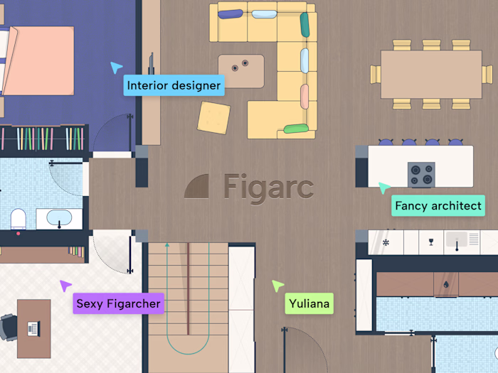 Modular design system for floor plans