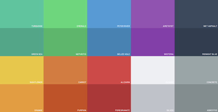 Tiny icons & gradient system