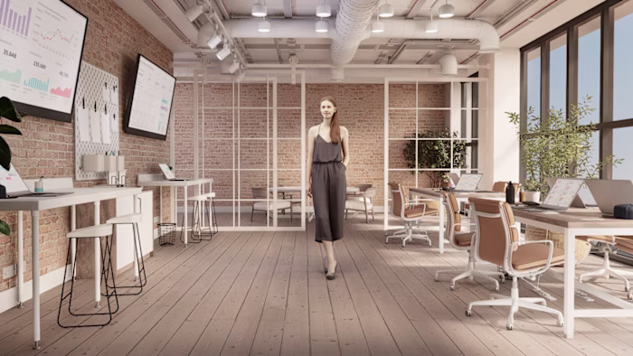 Virtual production set design stills, created for presenter ...