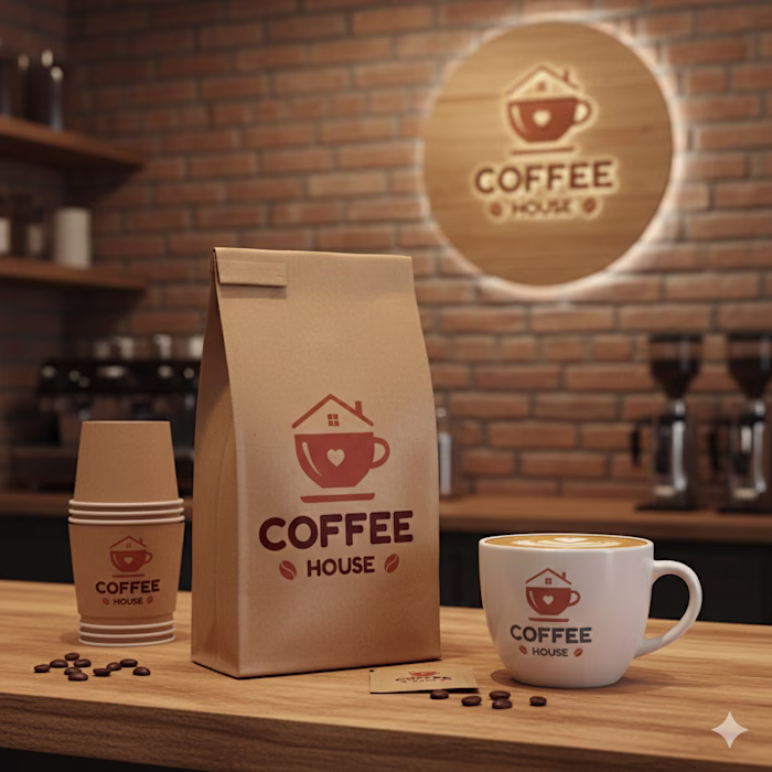 1. Visual Metaphor: "Coffee House."
The